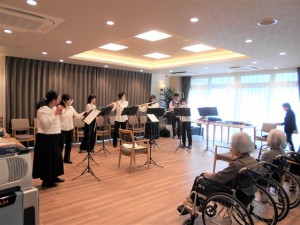 200115_フルート演奏（チャーム西宮上ヶ原　）